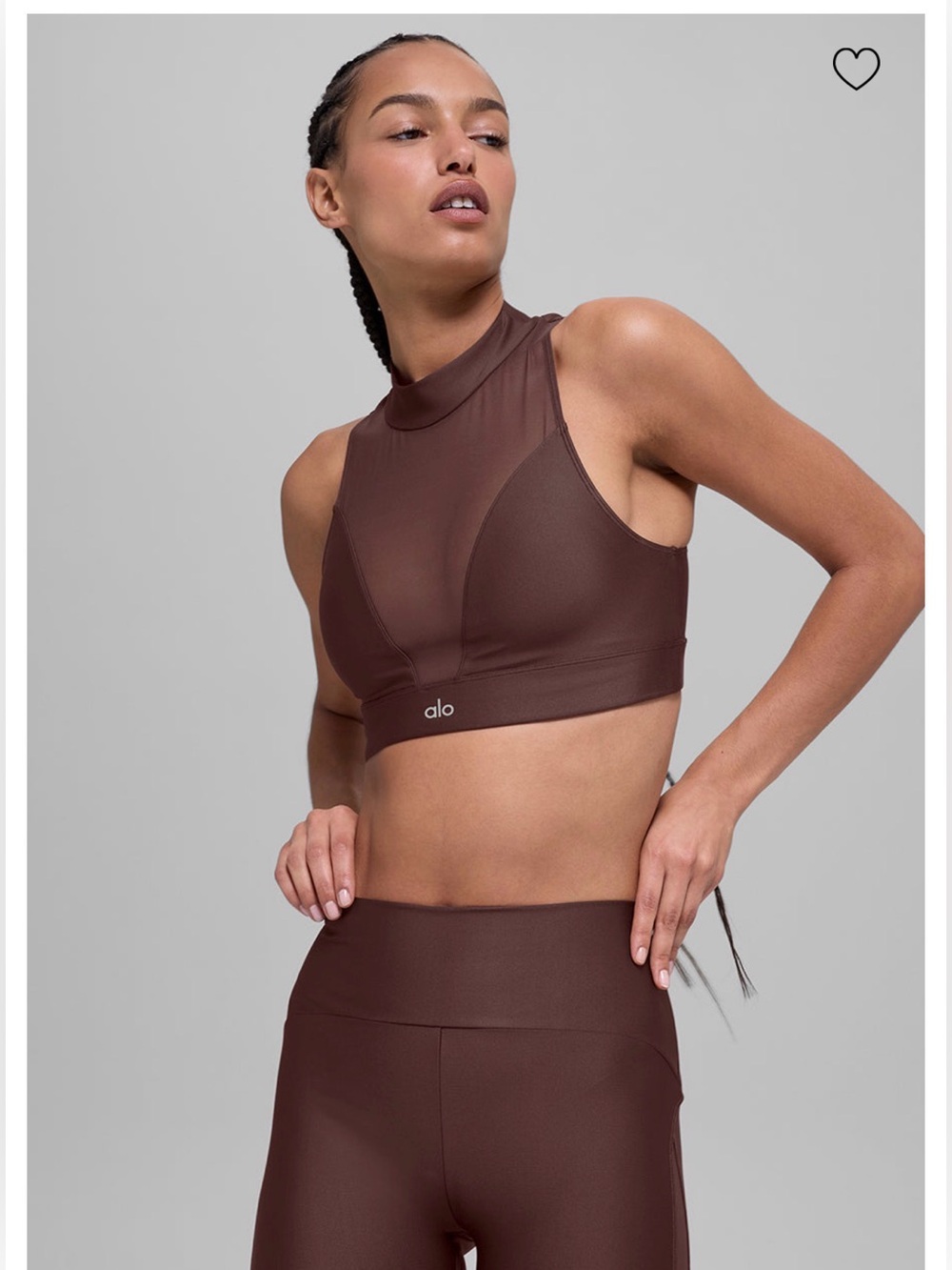 *NWT* ALO Infatuation Set in Brownstone | Top (S) & Leggings (XS) - Picture 7 of 13